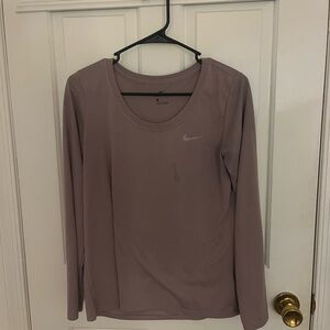Nike Women's Long Sleeve Top - Purple
